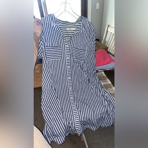 Plus Sized Vineyard Vines Striped Dress
